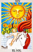 TAROT LIEFDE De Zon